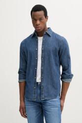 Benetton farmering férfi, galléros, regular, 5RZKUQ001 - kék M - answear - 23 990 Ft