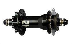 Novatech Butuc spate NOVATECH D252SB-BO-AA, black, 32h, Axle alloy 10x145x135, D: 20, 4xNBK Bearings, black side caps (111036)