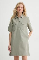 APC A. P. C. pamut ruha robe selia zöld, mini, egyenes, COGBJ. F35177 - zöld 40