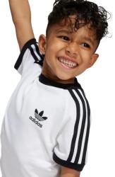 Adidas gyerek pamut póló fehér, mintás, JE0517 - fehér 122
