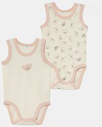 United Colors of Benetton pamut baba body 2 db 3GI70B00Y - bézs 90