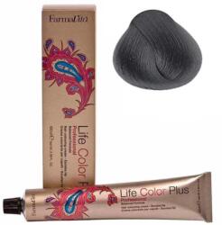  Vopsea de păr permanentă Farmavita Life Color Plus 6.12 Blond închis cu reflexe irizate și tonuri cenușii, 100 ml