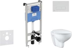 Ideal Standard ProSys - Set de instalare încastrată, toaletă și capac Bau Ceramic, clapetă Oleas M1, Rimless, SoftClose, crom mat ProSys120M SP65 (ProSys120M SP65)