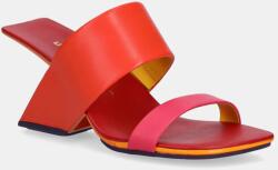 United Nude bőr papucs Loop Hi narancssárga, női, magassarkú, 1000587016 - narancssárga Női 38