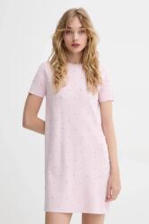 Blugirl Blumarine ruha rózsaszín, mini, egyenes, RA5100. MS46M - rózsaszín S