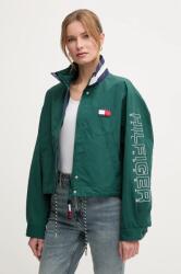 Tommy Hilfiger rövid kabát SAILING női, zöld, átmeneti, WW0WW45934 - zöld L