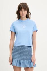 Tommy Jeans pamut póló női, DW0DW20317 - kék XS