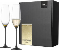 Eisch CHAMPAGNE EXCLUSIV 2 db pezsgőspohár arany-fekete díszdobozban 2, 1dl 265 mm (47750078)