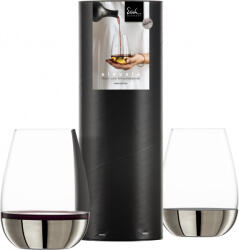 Eisch ELEVATE 2 db borospohár platina díszhengerben 5, 5dl 118 mm (15009906)