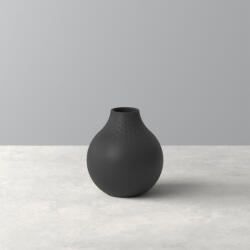 Villeroy & Boch Manufacture Collier noir fekete váza Perle No. 3 11x11x12cm (1016825516)