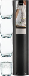 Eisch LIGHT 4 db pohár aqua díszhengerben 3, 4dl 105 mm (78550082)