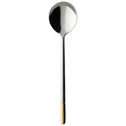 Villeroy & Boch Signature Ella aranyozott nyelű kanál levescsészéhez, tejszínes kanál 175mm (1263510130)