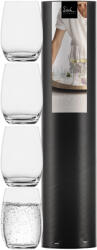 Eisch LIGHT 4 db pohár szürke díszhengerben 3, 4dl 105 mm (78550085)