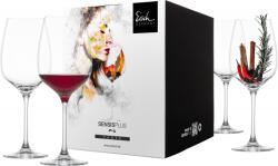 Eisch SUPERIOR SENSISPLUS 4 db Bordeaux pohár díszdobozban 7, 1dl 254 mm (25006021)