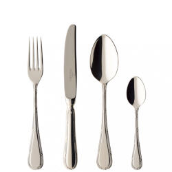Villeroy & Boch Signature Kreuzband-Septfontaines ezüstözött evőeszközkészlet 24 darabos 6 személyes (1259229030)