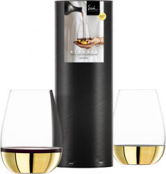 Eisch ELEVATE 2 db borospohár arany díszhengerben 5, 5dl 118 mm (15009905)