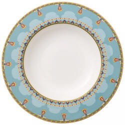 Villeroy & Boch Signature Samarkand Aquamarin mélytányér 3, 3 dl 24 cm (1047302700)
