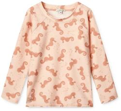 Liewood gyerek hosszúujjú fürdőruha felső Noah Printed Longsleeve Swim Tee narancssárga, LW19977 - narancssárga 128