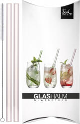 Eisch GENTLEMAN szívószál készlet 2 darabos rosé tisztító kefével díszdobozban (86599813)