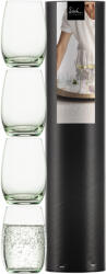 Eisch LIGHT 4 db pohár zöld díszhengerben 3, 4dl 105 mm (78550080)