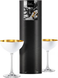 Eisch COSMO PURE WHITE 2 db desszert tál díszhengerben 2, 5dl 170 mm (77455181)