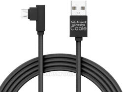 Delight 55444M-BW Micro USB Adat- és Töltőkábel, 2 m, Fehér