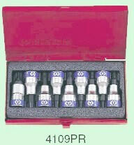 KING TONY 4109PR 4109PR10 Torx Bitfej Készlet 1/2" - King Tony