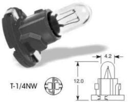 elta VisionPro 12V 1, 2W T-1/4NW Fekete Műszerfal Izzó