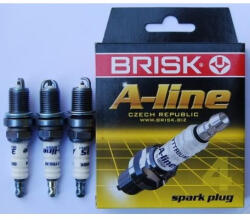 BRISK DR15TC gyújtógyertya, 3 pólusú, 4 darabos kiszerelés