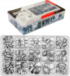 YATO 175 darabos horganyzott acél füles bilincs készlet (5-27 mm)