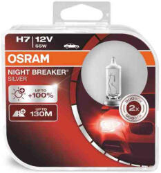 OSRAM Night Breaker Silver H7 12V 55W Halogén Izzók (2 db)