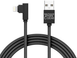 Delight 55444M-BK Micro USB Adat- és Töltőkábel, 2 m, Fekete
