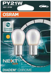 OSRAM Diadem Chrome PY21W 12V 21W BAU15s Izzók (2 db)