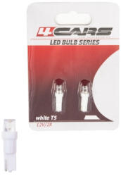 4Cars 12V T5 LED műszerfal izzó, fehér, 2 db