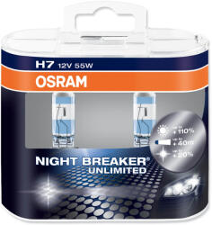 OSRAM Night Breaker 220 H7 12V 55W Halogén Izzók (2 db)