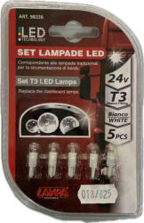 LAMPA 98336 24V 1, 2W fehér LED izzó, 5 db-os csomag