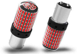 Autolife LED izzó SMD-1157-144SMD 12-48V / 21W/5W 22292 CANBUS - piros