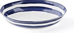 Guzzini Castron pentru servire Riviera cu dungă 32 cm alb și bleumarin (13291076) Castron