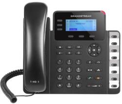 Grandstream GXP1630, 2, 95" LCD háttérvilágítású kijelző, 3 SIP fiók, 3 prog. óra, 8 BLF, két Gbit port, PoE GXP1630