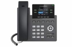 Grandstream GRP2612W SIP telefon, 2, 4" TFT sávos kijelző, 2 SIP fiók, 4 program, 2x10/100Mb, WiFi GRP2612W
