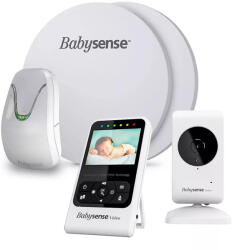 Hisense 7 légzésfigyelő és V24R kamerás bébiőr szett - babylion