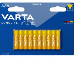 VARTA Elem, AAA mikro, 10 db, VARTA "Longlife (VELEAAA10B) - bestoffice