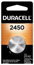 Duracell CR2450 lítium gombelem, 3 V, 620 mA, Duracell BR2450, DL2450, ECR2450, KCR2450, KL2450, KECR2450, LM2450 - conrad