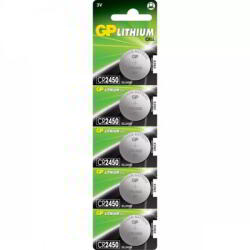 GP Batteries GP CR2450 Lithium gombelem 5db/bliszter (B1585) - bevachip