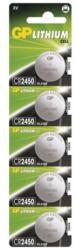 GP Batteries GP CR2450 Lithium gombelem 5db/bliszter (B1585) - informateka