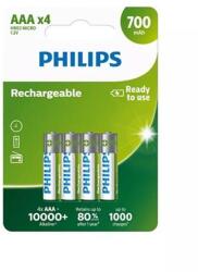 Philips R03B4A70/10 ELEM TÖLTHETŐ AAA 700 mAh 4-BLISZTER (R03B4A70/10) - kontaktor