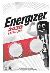 Energizer CR2430 lítium gombelem, 3 V, 290 mA, 2 db, Energizer BR2430, DL2430, ECR2430, KCR2430, KL2430, KECR2430, LM2430 - conrad