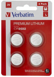 Verbatim Lithium elem CR2032 3V 4db csomagban (49533)