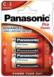 Panasonic LR14PPG/2BP 1, 5V C/baby tartós alkáli elem 2 db/csomag (LR14PPG/2BP) - lenser