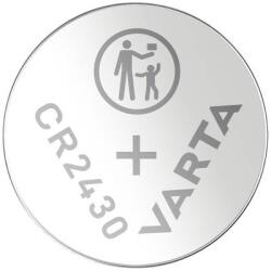 VARTA CR2430 lítium gombelem, 3 V, 280 mA, 2 db, Varta BR2430, DL2430, ECR2430, KCR2430, KL2430, KECR2430, LM2430 - conrad